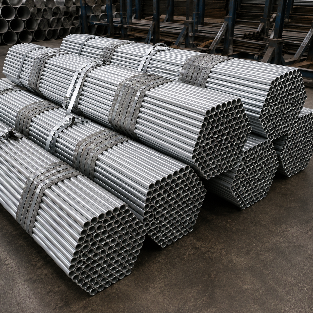 Pipes for energy and heat exchangers